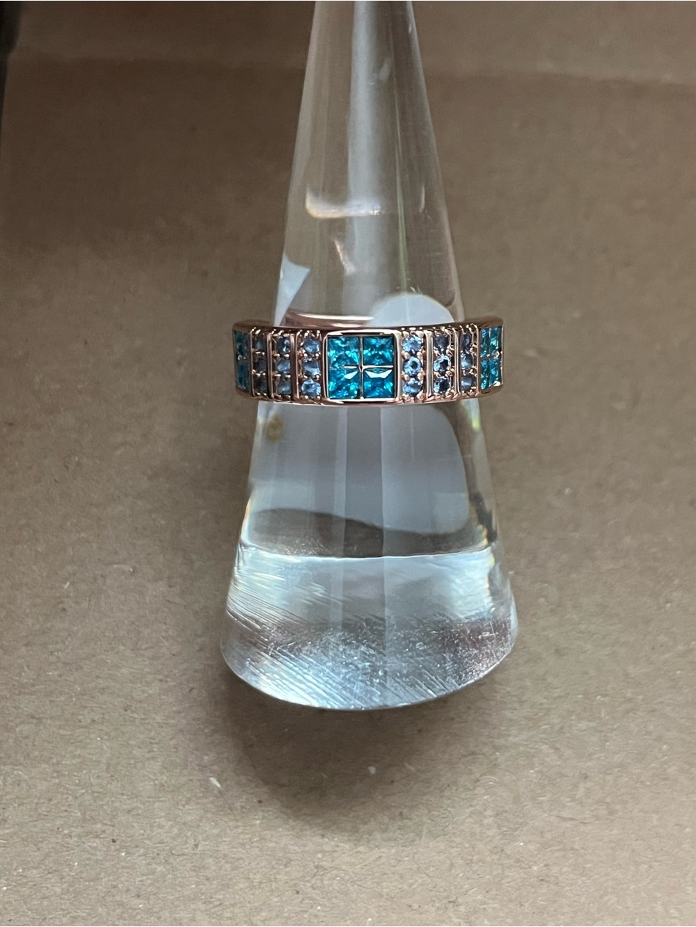 BP Ring - Modern Beauty - Size 7 - Rose Gold Plating